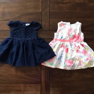 2 Carters Dresses | 3 Months
